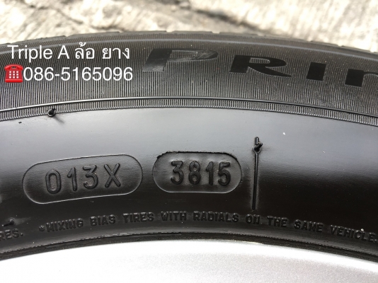 ล้อแม็ก Toyota Estima ขอบ 17 พร้อมยาง Michelin 215-60-17 ปลายปี 15 แม็กสวย ดอกหนา