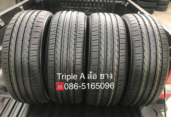 ยางใหม่ป้ายแดง TOYO 215-50-18 ปี18 ตุ่มเด้ง เส้นสีจัดจ้าน