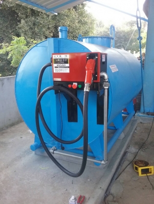 ปั๊มน้ำมันสนามใช้ไฟแบตเตอรี่ 12 v 24v