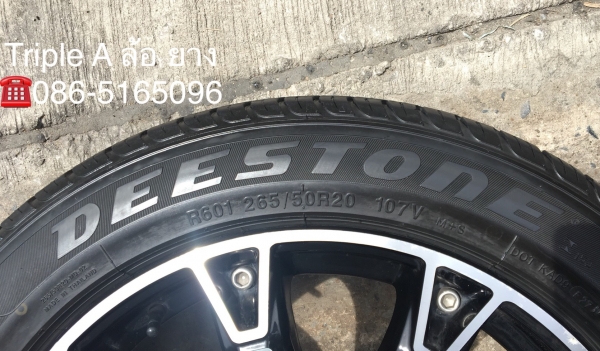 ล้อแม็ก Lenso Intimidator6 สีดำเงา ขอบ 20 พร้อมยาง 265-50-20 ปลายปี 15