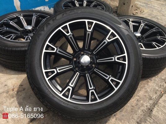 ล้อแม็ก Lenso Intimidator6 สีดำเงา ขอบ 20 พร้อมยาง 265-50-20 ปลายปี 15