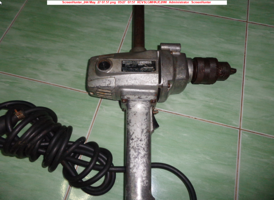 ขายสว่านไฟฟ้ารอบช้า ฮิตาชิ 16 มม. รุ่น PU-PM3 670 W