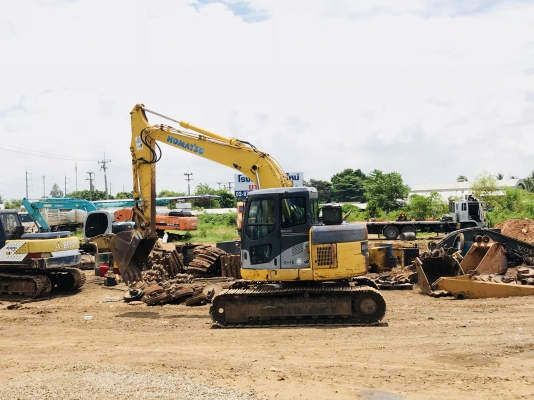 KOMATSU PC138US-2  มีไลนหัวกระแทก ไฟฟ้าครบ ช่วงล่างเต็ม เอกสารอินวอย