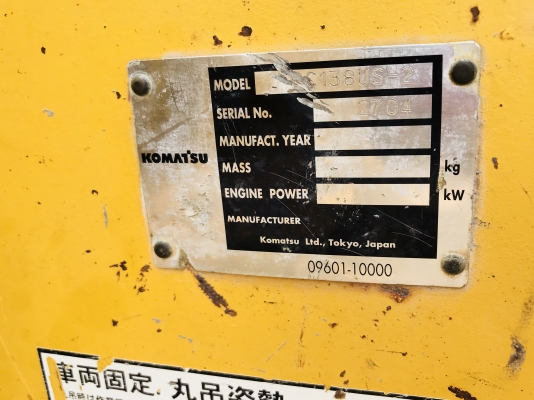 KOMATSU PC138US-2  มีไลนหัวกระแทก ไฟฟ้าครบ ช่วงล่างเต็ม เอกสารอินวอย