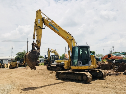 KOMATSU PC138US-2  มีไลนหัวกระแทก ไฟฟ้าครบ ช่วงล่างเต็ม เอกสารอินวอย