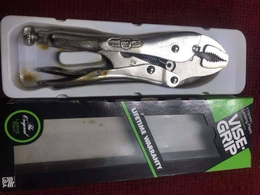ขายคีมล็อกVISE GIRP 7CR MADE IN USA. ใหม่เก่าเก็บ ขายคีมล็อกVISE GIRP 7CR MADE IN USA. ใหม่เก่าเก็บ