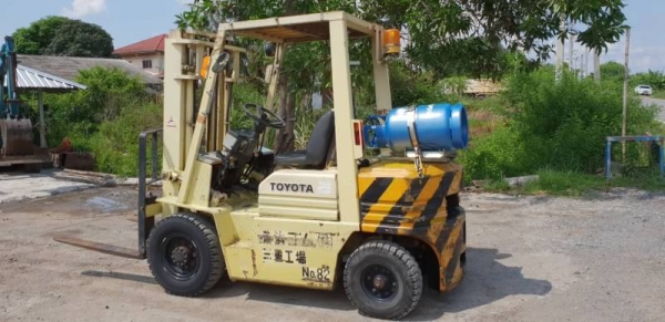 ขายด่วน125,000รถยกTOYOTA5FG25ยก2.5ตันเสาสูง3เมตรรถนอกนำเข้ายังไม่เคยใช้งานในเมืองไทยเลย