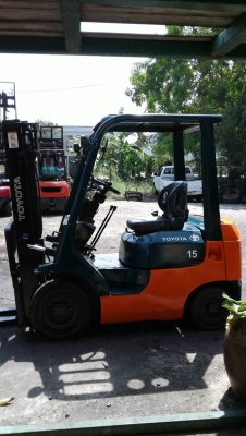 +++ ขายโฟล์คลิฟท์ TOYOTA 7FD15 ขนาด 1.5 ตัน เครื่องยนต์ดีเซล เสา 3 เมตร เกียร์ธรรมดา ยางตันครับ +++ ขายโฟล์คลิฟท์ TOYOTA 7FD15 ขนาด 1.5 ตัน เครื่องยนต์ดีเซล เสา 3 เมตร เกียร์ธรรมดา ยางตันครับ