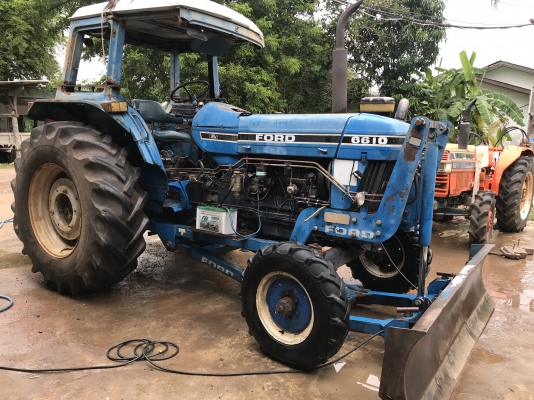 ขายด่วนครับ ford 6610 เต็มตัวครับ ใบดัน ผานหลัง
