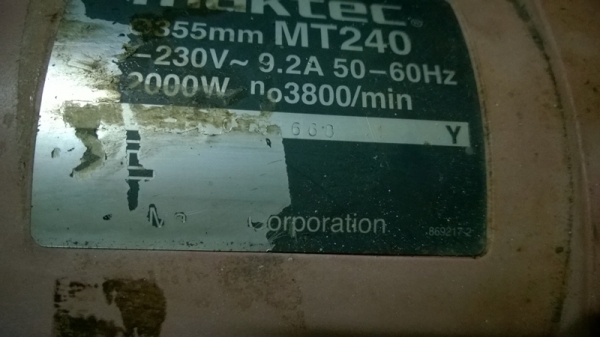 MAKTEC แท่นตัด14นิ้ว MT240 MAKTEC แท่นตัด14นิ้ว MT240