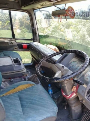 HINO FM 3H เครื่อง JO8C 220 แรง 2 เพลา เครื่อง/เกียร์ดี ทะเบียนพร้อม