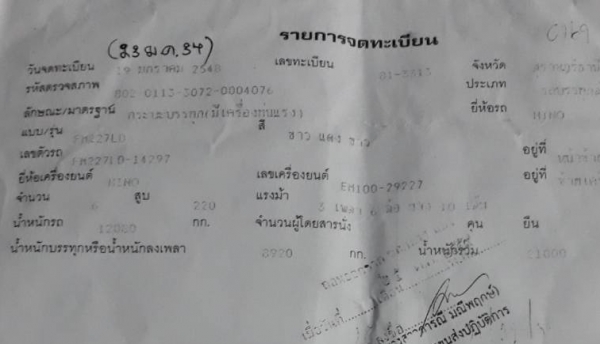 สิบล้อ ฮีโน่ FM 227LD EM100-220HP ดั้ม 2เพา <กะบะมีช่องว่าง-ติดเครน> แอร์ พ.เวอร์ ทิฟฟี  เครือง-เกียร์ เดิม ช่วงล่างเต็ม ยางดี รถห้าง สภาพดีใช้งานปกติ เล่ม,ทะเบียน พร้อมโอน