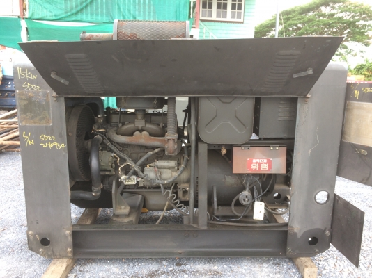 ขายเครื่องปั่นไฟ 15KW (19KVA) มือ 2 เซ็ตนอก เก่าจากกองทัพเกาหลีใต้