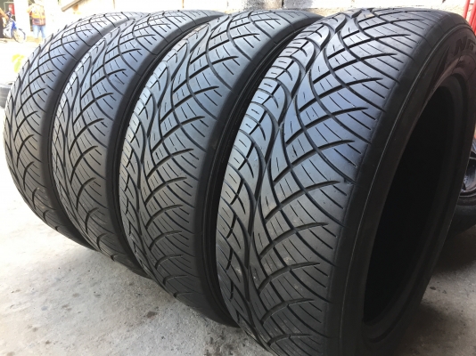 ยาง NITTO 235-55-18 ปี 13 ครบชุด 4 เส้น 7500 สภาพสวยๆไม่บวมไม่กินข้าง ดอกยางเหลือเยอะเอาไปวิ่งกันใด้