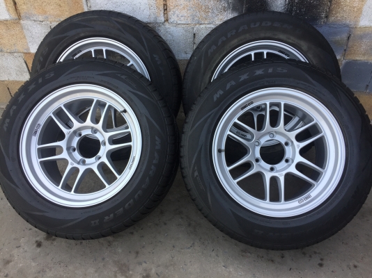 RPF1 ขอบ18 พร้อม ยางเปอร์เซ็นต์ MAXXIS 265 60 18 ขนาด 6 รู หน้า 9.5-10.5 แม็กใหม่แกะกล่อง ครบชุด 13900 RPF1 ขอบ18 พร้อม ยางเปอร์เซ็นต์ MAXXIS 265 60 18 ขนาด 6 รู หน้า 9.5-10.5 แม็กใหม่แกะกล่อง ครบชุด 13900