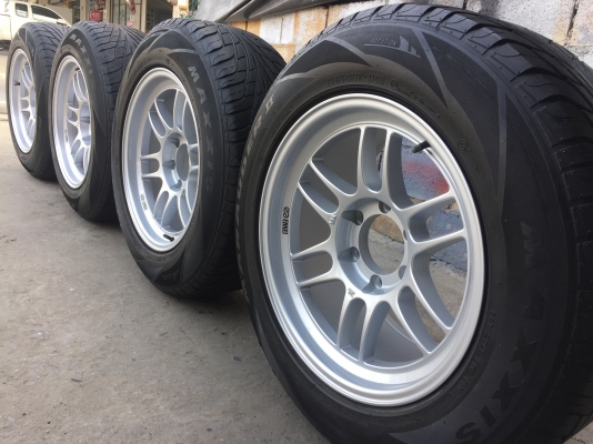 RPF1 ขอบ18 พร้อม ยางเปอร์เซ็นต์ MAXXIS 265 60 18 ขนาด 6 รู หน้า 9.5-10.5 แม็กใหม่แกะกล่อง ครบชุด 13900