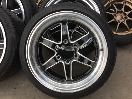 WELD ขอบ18 พร้อม ยางเปอร์เซ็นต์ Continental  245-35-18 255 35 18 ปี 16 ขนาด 6 รู หน้า 9.5-10.5  แม็กใหม่แกะกล่อง ครบชุด 15500