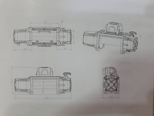 วินซ์ไฟฟ้า TOPSPEED 12000LBS #GEN2 #เชือกเกรดเนเธอแลนด์