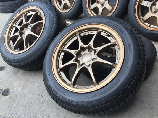 CE28 ล้อแม็กใหม่ ยางเปอร์เซ็น ขอบ15  ขนาด 4 รู 100 ครบชุด 7900