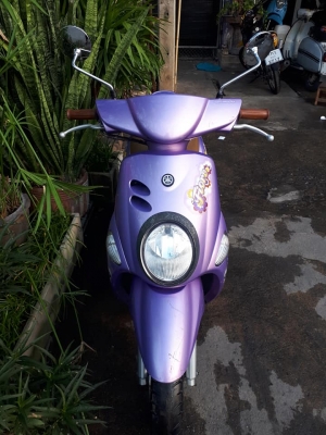 Yamaha Fiore สีม่วง รถอย่างสวย ขับนุ่มนวล ราคาเบาๆ