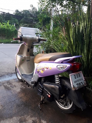 Yamaha Fiore สีม่วง รถอย่างสวย ขับนุ่มนวล ราคาเบาๆ