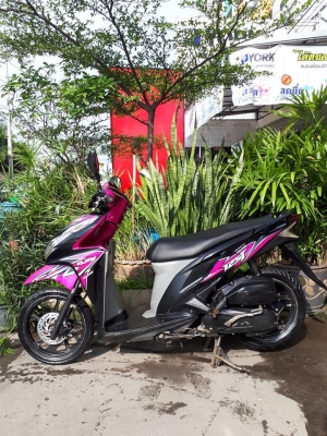 Honda Click 125i สีชมพู ดำด้าน (ล้อแม็กซ์) ปี 2556 รุ่น Racing combi - brake รถสวยๆ Honda Click 125i สีชมพู ดำด้าน (ล้อแม็กซ์) ปี 2556 รุ่น Racing combi - brake รถสวยๆ