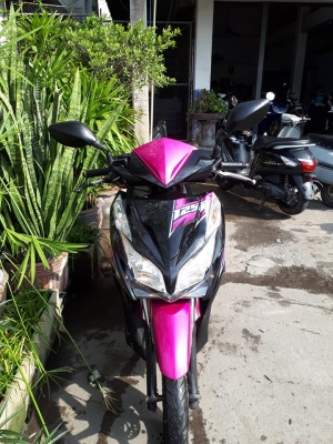 Honda Click 125i สีชมพู ดำด้าน (ล้อแม็กซ์) ปี 2556 รุ่น Racing combi - brake รถสวยๆ Honda Click 125i สีชมพู ดำด้าน (ล้อแม็กซ์) ปี 2556 รุ่น Racing combi - brake รถสวยๆ
