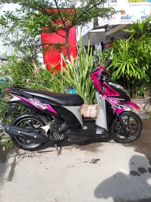 Honda Click 125i สีชมพู ดำด้าน (ล้อแม็กซ์) ปี 2556 รุ่น Racing combi - brake รถสวยๆ Honda Click 125i สีชมพู ดำด้าน (ล้อแม็กซ์) ปี 2556 รุ่น Racing combi - brake รถสวยๆ