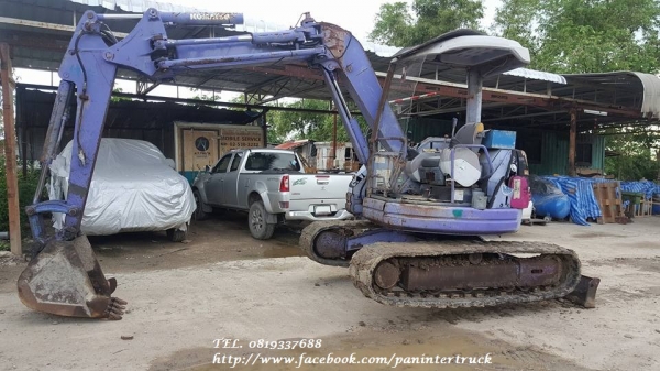 SALE*ราคาตัดสต๊อค ณ ลานสต๊อคสินค้า จ.สมุทรปราการ*รถขุดKOMATSU PC50UU-2/คอนโทรลสั้น(น้ำมัน)/สินค้าเก่านอกเอกสารแจ้งจำหน่าย