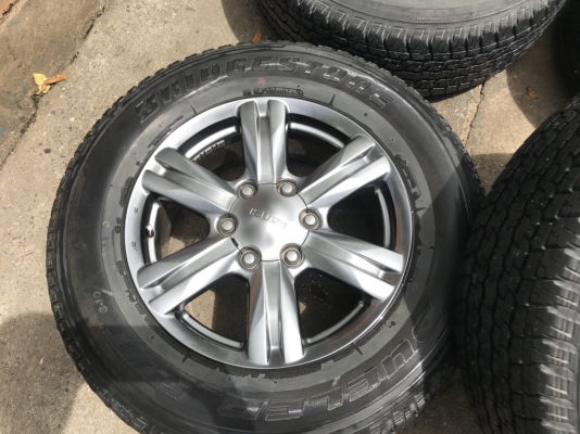 ล้อมิว x สีไฮเปอรขอบ 17 พร้อมยางปี15