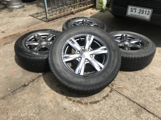 ล้อมิว x สีไฮเปอรขอบ 17 พร้อมยางปี15