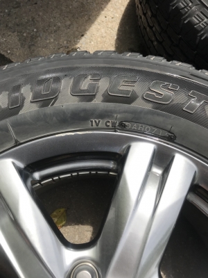 ล้อมิว x สีไฮเปอรขอบ 17 พร้อมยางปี15