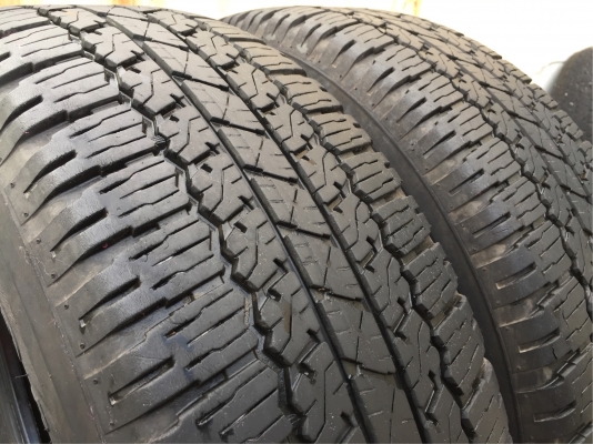 ยางคู่ Bridgestone 265 65 17 ปี17 ดอกเต็ม ไม่มีปะ ใช้ยาว จำนวน2เส้น ราคาไม่แพง ยางคู่ Bridgestone 265 65 17 ปี17 ดอกเต็ม ไม่มีปะ ใช้ยาว จำนวน2เส้น ราคาไม่แพง