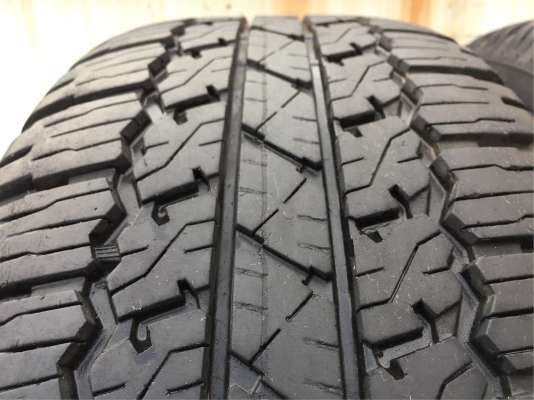 ยางคู่ Bridgestone 265 65 17 ปี17 ดอกเต็ม ไม่มีปะ ใช้ยาว จำนวน2เส้น ราคาไม่แพง