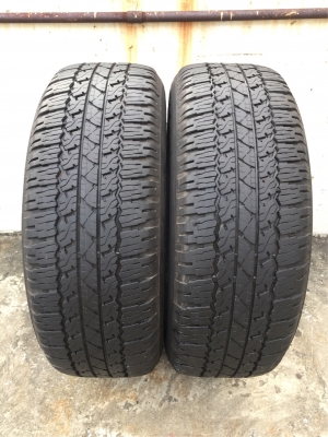 ยางคู่ Bridgestone 265 65 17 ปี17 ดอกเต็ม ไม่มีปะ ใช้ยาว จำนวน2เส้น ราคาไม่แพง