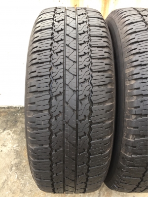 ยางคู่ Bridgestone 265 65 17 ปี17 ดอกเต็ม ไม่มีปะ ใช้ยาว จำนวน2เส้น ราคาไม่แพง
