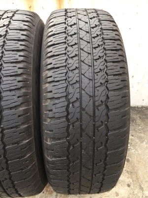 ยางคู่ Bridgestone 265 65 17 ปี17 ดอกเต็ม ไม่มีปะ ใช้ยาว จำนวน2เส้น ราคาไม่แพง