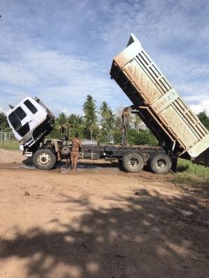 HINO 2K รถเดิม 260 แรง สองเพลาดั๊ม รถปี 42