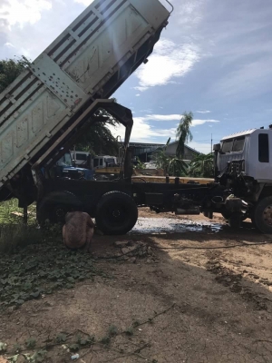 HINO 2K รถเดิม 260 แรง สองเพลาดั๊ม รถปี 42