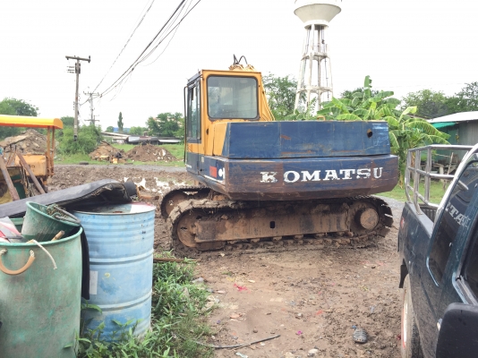 ขายรถแม็คโคร KOMATSU PC100-3 เก่าญี่ปุ่น รถสวยพร้อมใช้งาน มีเอกสารใบอินวอย เครื่องดีช่วงล่างดี ใบแทร็กสวย ราคาต่อรองคุยกันได้ โทร0616613023แพรว