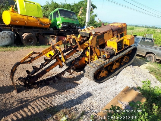 ขาย รถขุดร่อง วางท่อประปา สายไฟเคเบิล เจาะลอดใต้ถนน รุ่น MT 500 เก่าญี่ปุ่น เครื่อง ด๊อยส์ ดีเซล 3 ส
