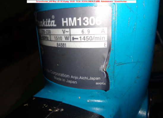 ขายเครื่องสกัดคอนกรีต(สกัดไฟฟ้า) 1510 วัตต์ Makita รุ่น HM1306