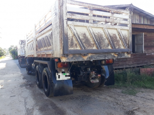 ขาย Hino maga  ปี52 ดั้มสามมิตร เดิมๆ รถสวย มีระบบ ชุดพ่วง