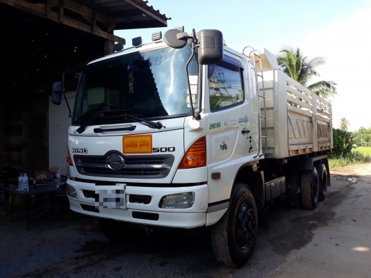 ขายพ่วง แม่ลูก ดั้มsmm Hino maga  ปี52 ดั้มสามมิตร เดิมๆ รถสวย มีระบบ ชุดพ่วง