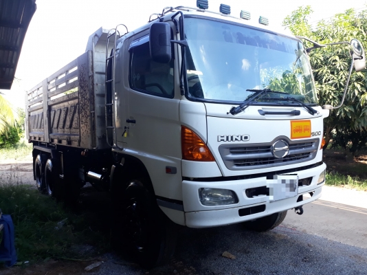 ขายพ่วง แม่ลูก ดั้มsmm Hino maga  ปี52 ดั้มสามมิตร เดิมๆ รถสวย มีระบบ ชุดพ่วง