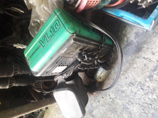 ขาย !! รอกโซ่ไฟฟ้า.ขนาด2ตันพร้อมตัวเดินรอกครบ.ของฟินแลนด์