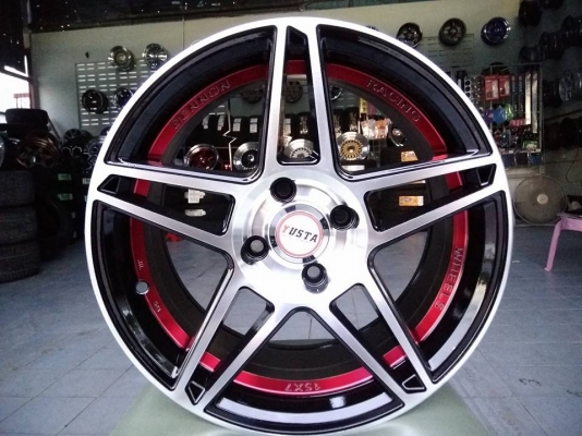 แม็กใหม่ขอบ 15 กว้าง 7 อันเดอร์คัทแดง สี่วง 7900 บาท