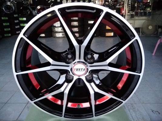 แม็กใหม่ขอบ 15 ลายก้านวาย อันเดอร์คัทแดง ราคา 7500 บาท