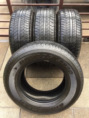 ยาง Dunlop 265 65 17 กลางปี17 ดอกเต็ม เนื้อนิ่มๆ ใช้ยาว ราคาไม่แพง