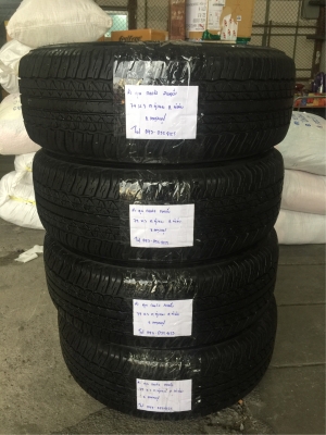 ยาง Dunlop 265 65 17 กลางปี17 ดอกเต็ม เนื้อนิ่มๆ ใช้ยาว ราคาไม่แพง